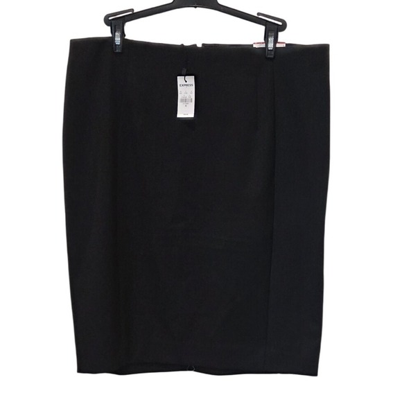 Express Dresses & Skirts - Express Black High Rise Pencil Skirt Stretch Machine Washable Size 14